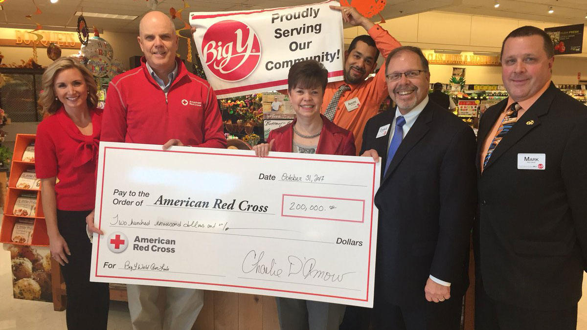 Big Y Donates $200,000 to American Red Cross