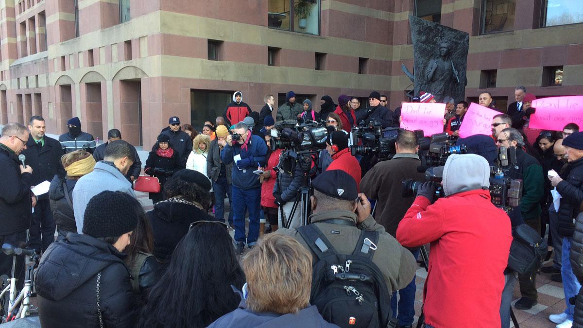 Community Members Show Support for New Haven Police Assistant Chief Casanova