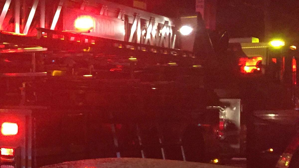 Crews Battle Blaze at Apartments in Hartford