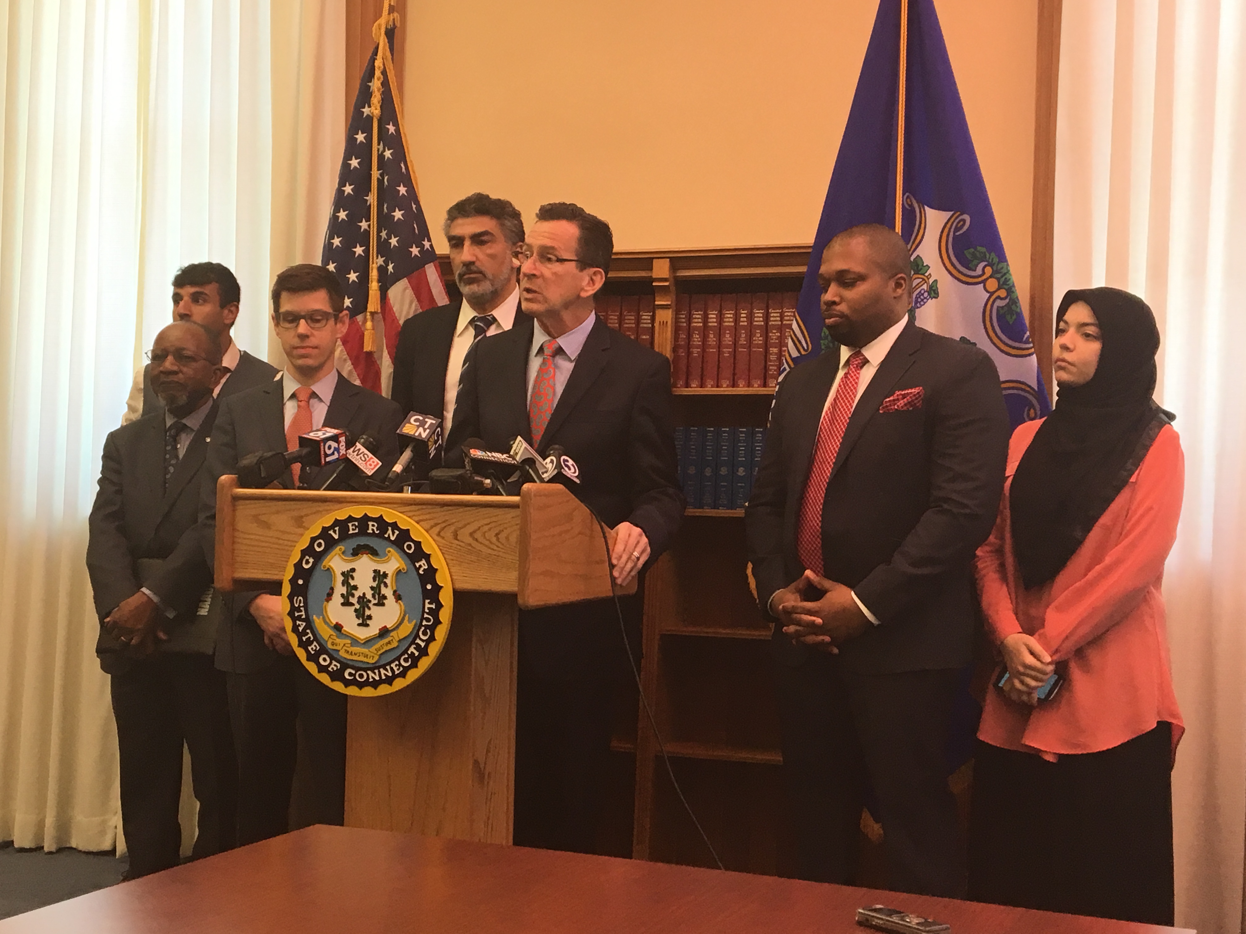 Malloy, CT Activists Vow to Fight New Travel Ban