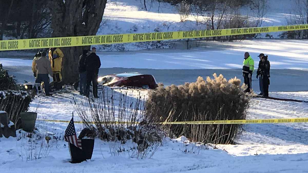 Man Who Left Car Submerged in Milford Pond Arrested