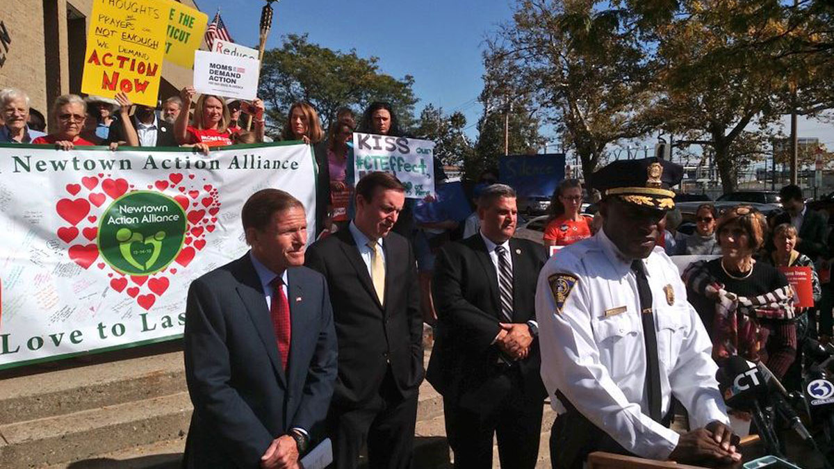Sandy Hook Parents Join Lawmakers to Call for Gun Control