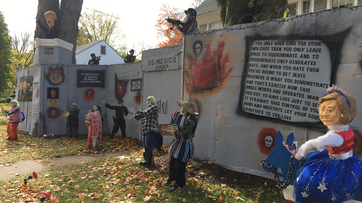 Donald Trump Halloween Display Designed to Send a Message