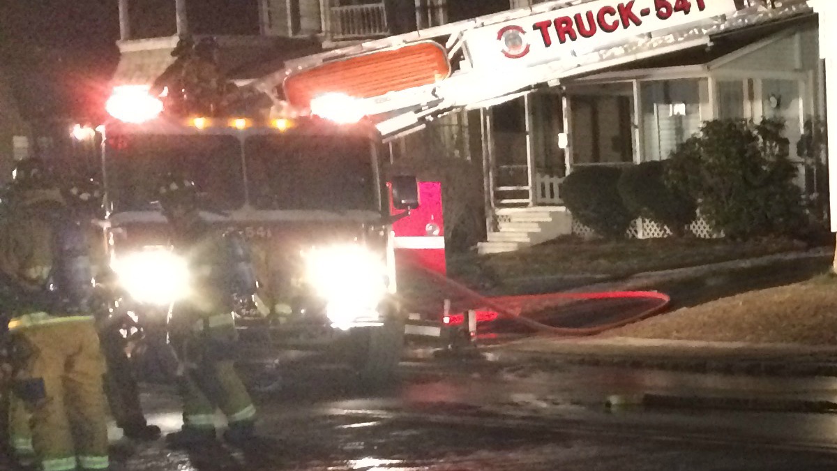 Fire Crews Battle Blaze at Vernon Home