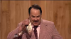 Where was Dan Aykroyd during the ‘Saturday Night Live' 50th anniversary reunion?