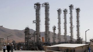 In this Oct. 27, 2004, file photo, Iran's controversial heavy water production facility is seen in Arak, south of the Iranian capital Tehran.