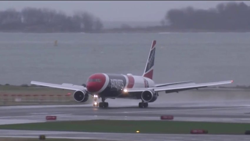 Patriots' Plane Brings PPE for Health Care Workers