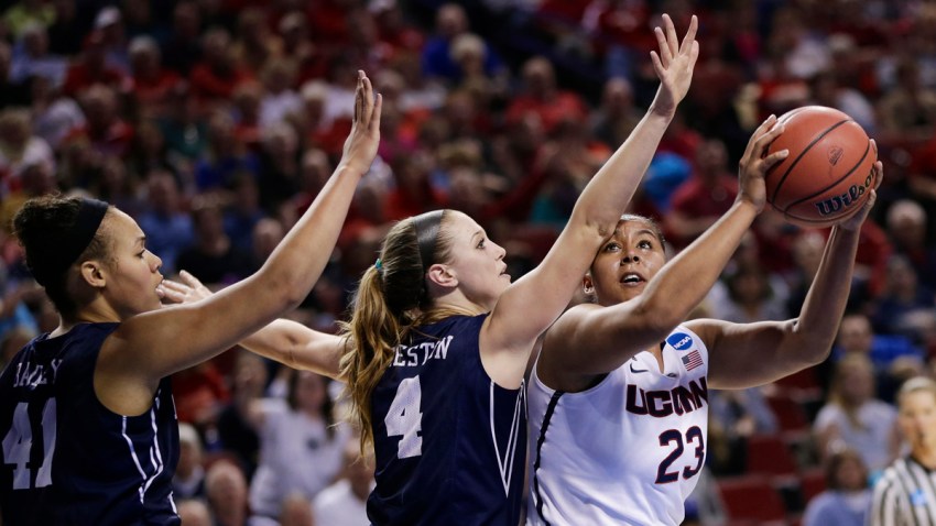 NCAA BYU UConn Basketball