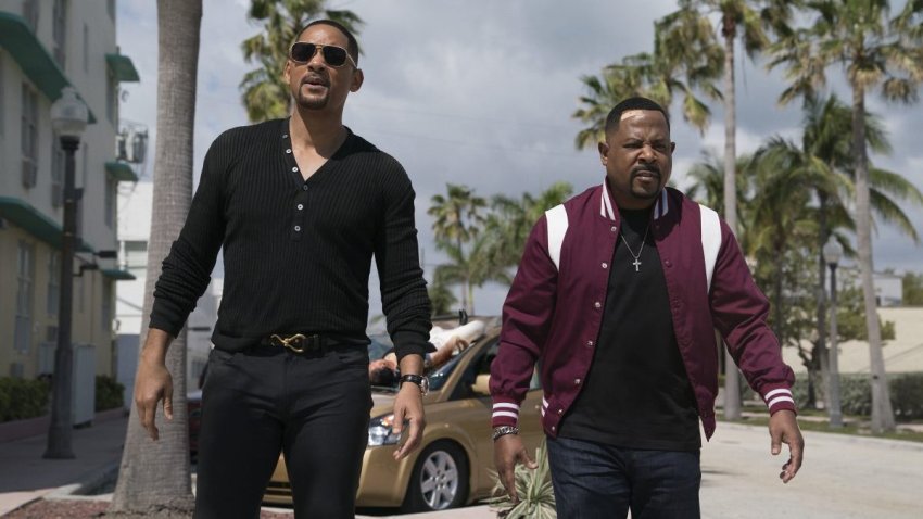 This image released by Sony Pictures shows Martin Lawrence, right, and Will Smith in a scene from “Bad Boys for Life.”