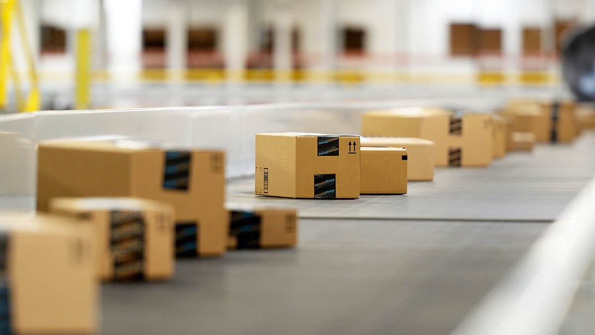Inside An  Warehouse On Cyber Monday 