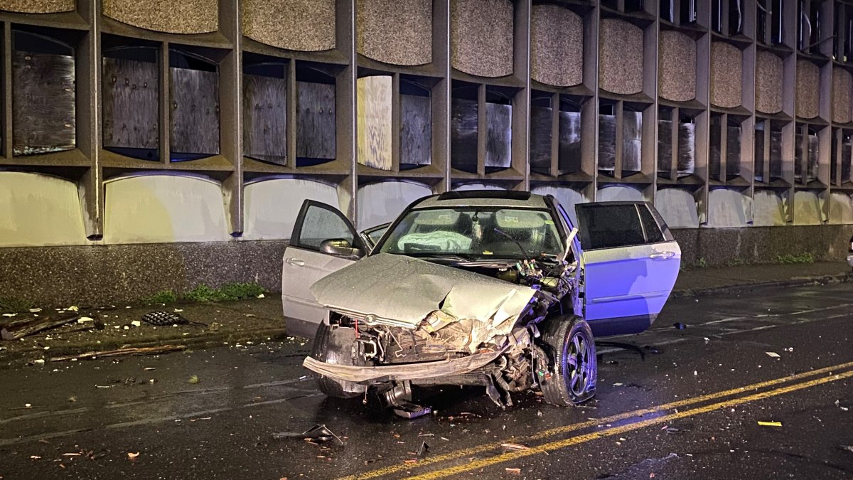 Man Seriously Injured After Crashing Into Abandoned Factory in