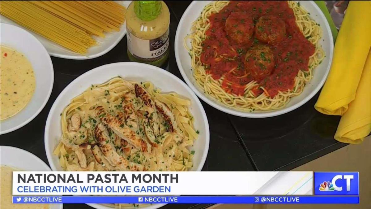 Ct Live National Pasta Month With Olive Garden Nbc Connecticut