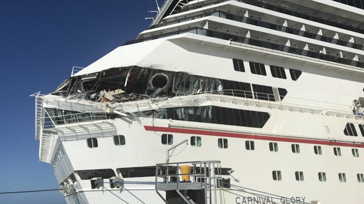 Carnival Cruise Ship Collides With Sister Vessel While ...