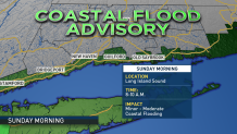 Coastal Flood Advisory for Sunday