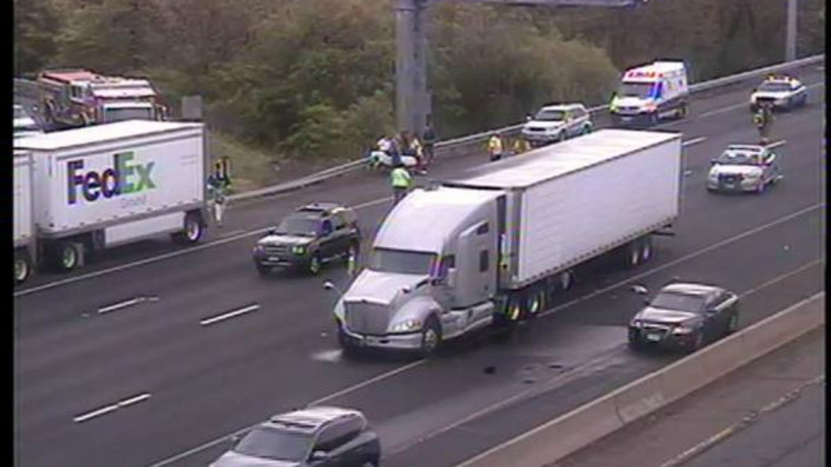 Person Loaded Onto Stretcher After I84 Crash NBC Connecticut