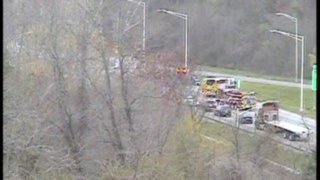 Crash on Interstate 84 in Farmington