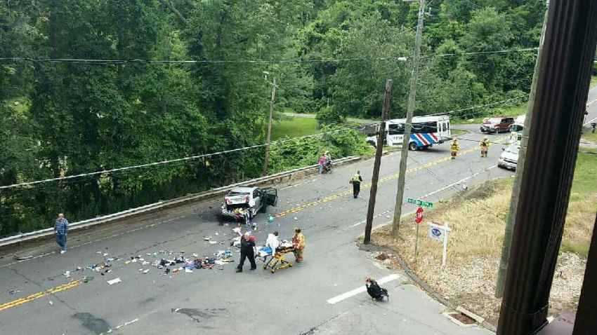 Crash on Route 31 in Coventry