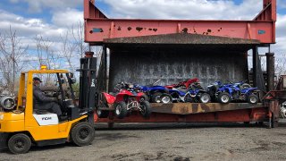 crushed ATVs in Hartford