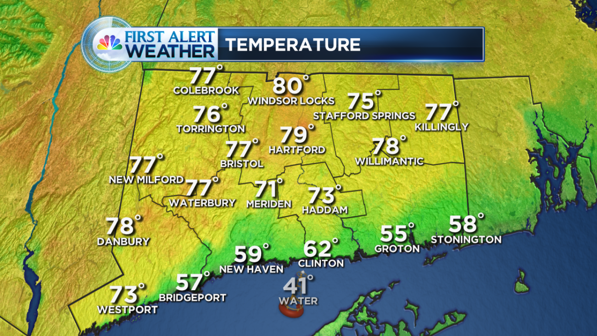 Temperature Hits 81 Degrees Inland as Records Fall NBC Connecticut