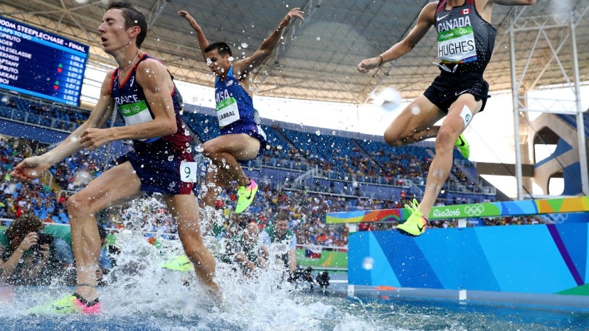 Don Cabral in Rio Steeplechase finals