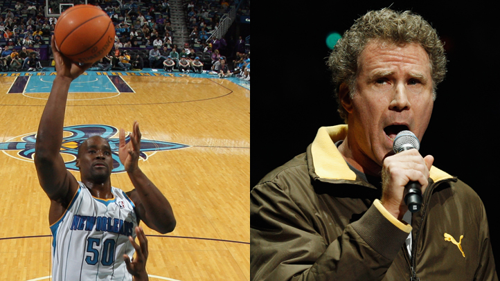 Emeka Okafor and Will Ferrell