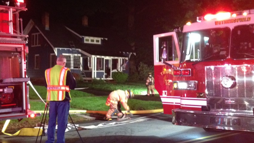 Fire on State Street in Wethersfield1200