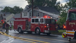 Fire on Wolcott Road in Wethersfield