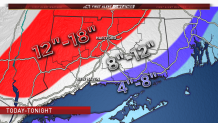 Forecast Snowfall Total For March 7 updated 11am