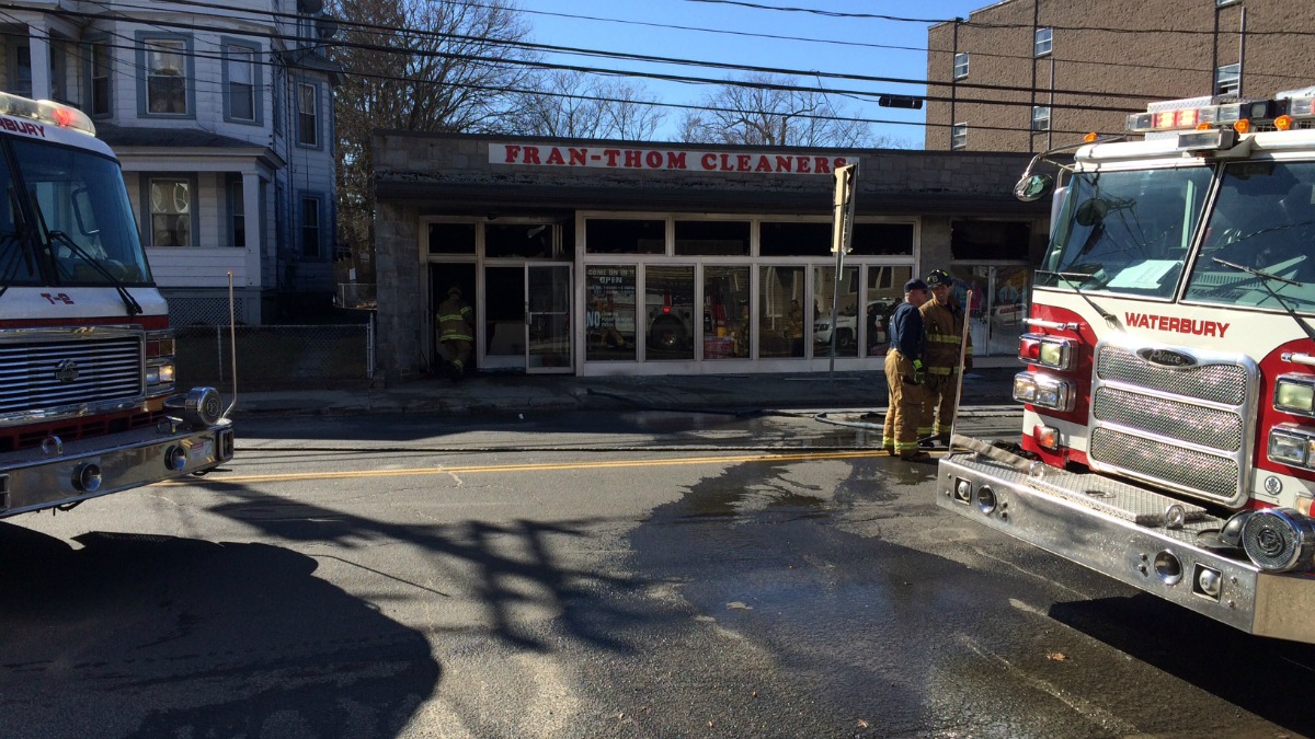 Firefighters Battle Fire at Waterbury Dry Cleaners NBC Connecticut