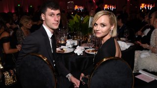 James Heerdegen (L) and Christina Ricci