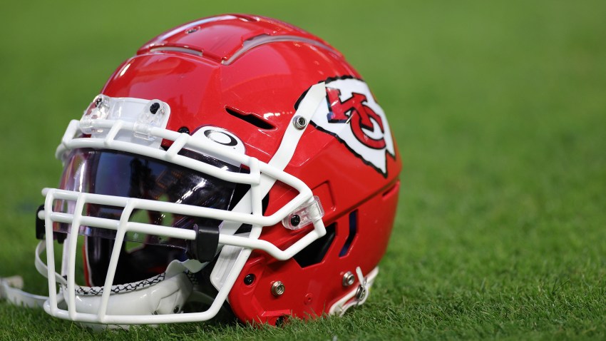 NFL helmets