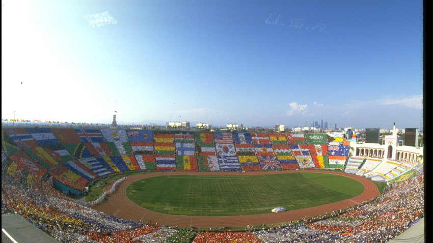 OPENING CEREMONY LA OLYMPICS 053