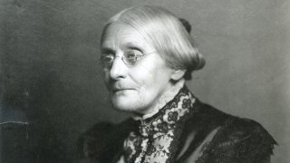 Women's Suffrage Leader, Susan B. Anthony (1820 - 1906), late nineteenth or early twentieth century.