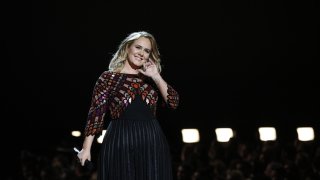 Adele Performing at the Grammy Awards in 2017