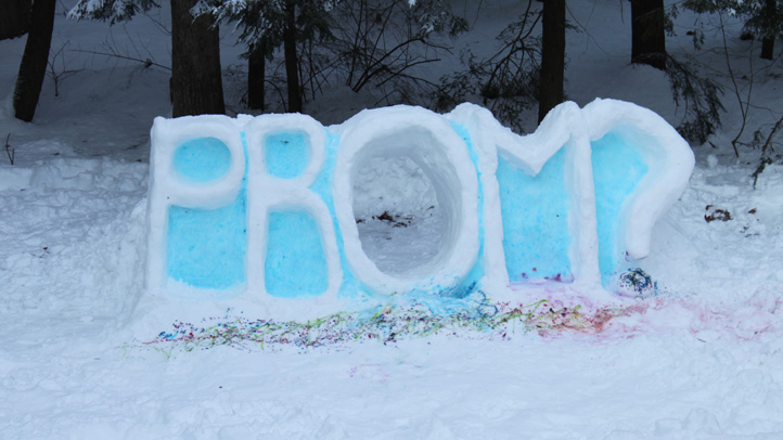 Granby snow prom invite