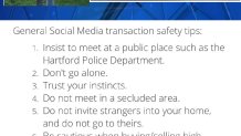 Hartford police online sales tips