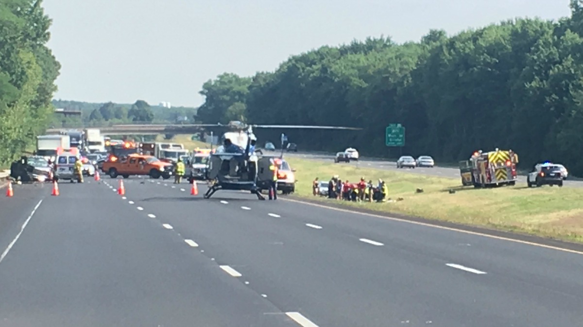 2 Injured in Serious Crash That Closed I84 West Southington NBC