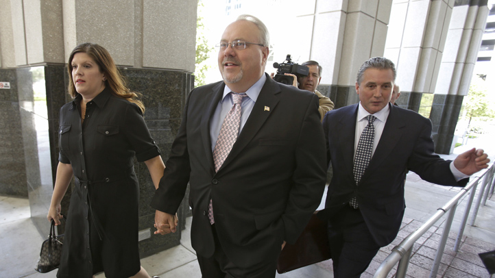 Jim Greer arrives at sentencing