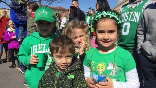 Kids at St. Patricks Day Parade in Hartford_NBC CT