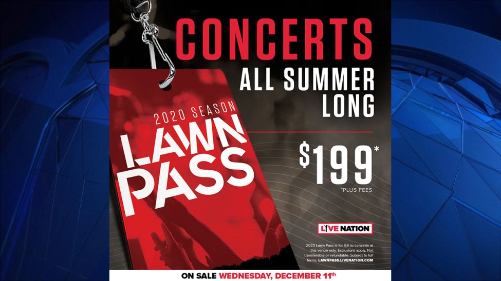 Live Nation Offers 2025 Lawn Pass for Xfinity Theater in Hartford NBC