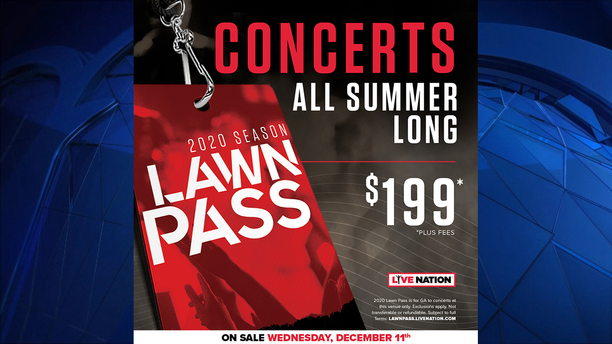 Live Nation Offers 2020 Lawn Pass for Xfinity Theater in Hartford NBC