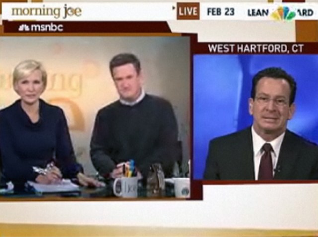 Malloy on Morning Joe