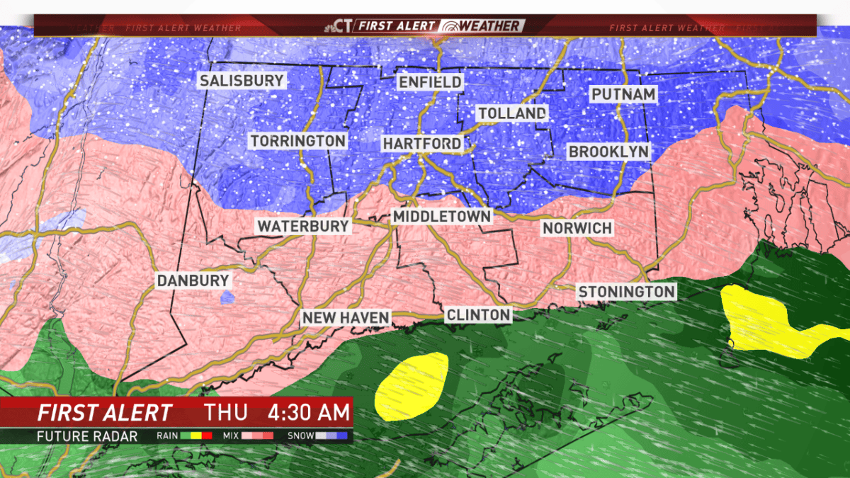 FIRST ALERT: Wintry Mix Could Make for Slippery Commute – NBC Connecticut