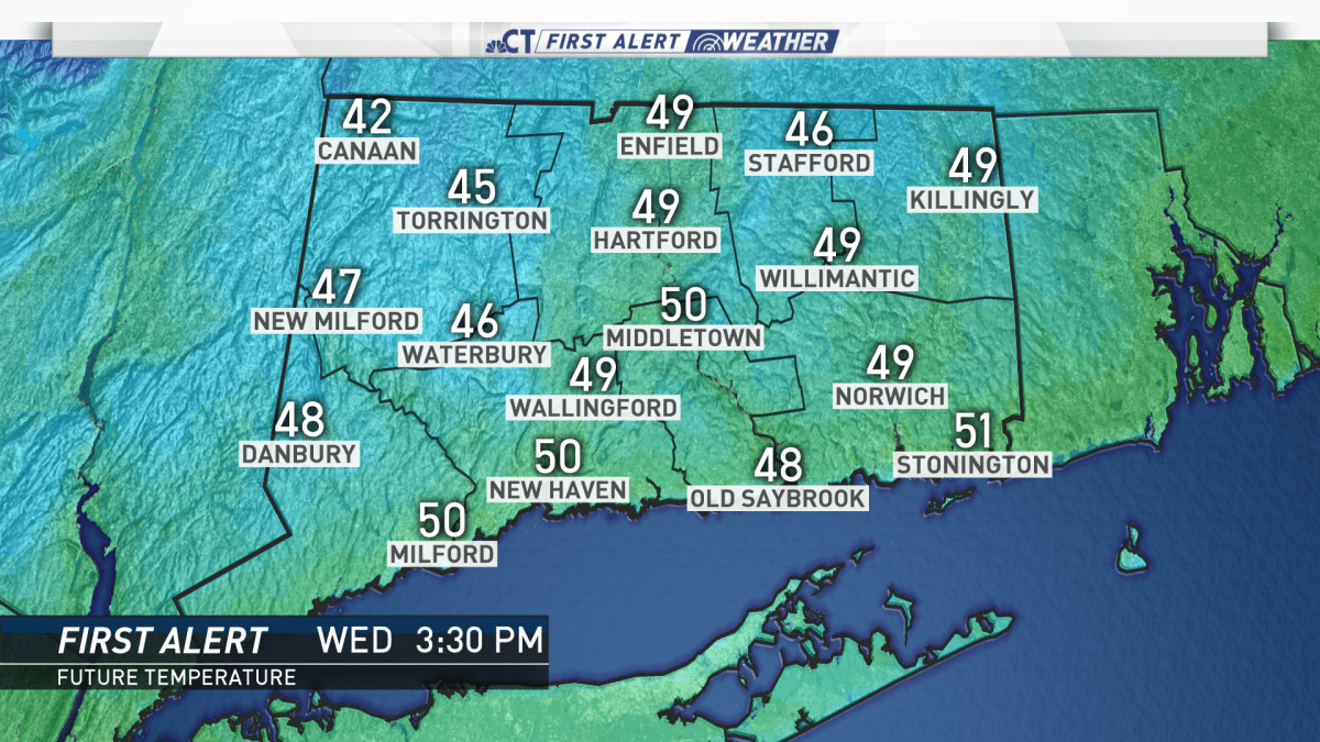 Cool Temperatures, Multiple Chances for Rain or Snow Showers Today