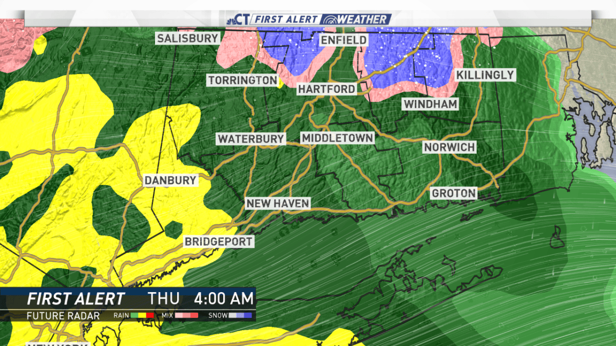 Sunny Wednesday Before Rain & Potentially Snow Arrive Thursday – NBC ...