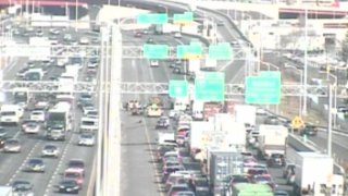 Crash on Interstate 95 in New Haven