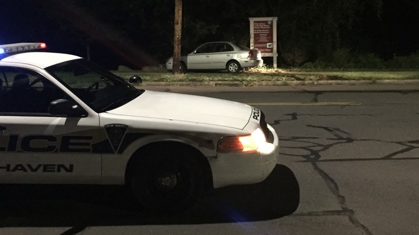 New Haven scene after chase