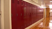 New Lockers at High School