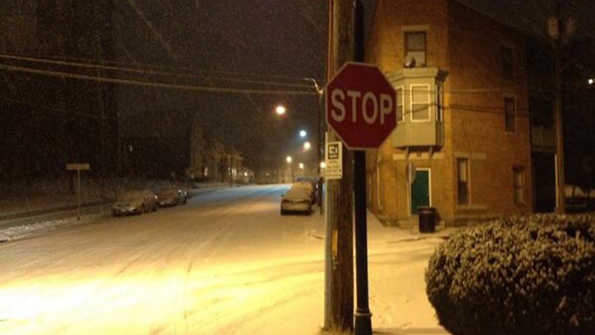 New London snow