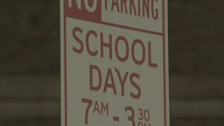 No Parking School Days Generic School